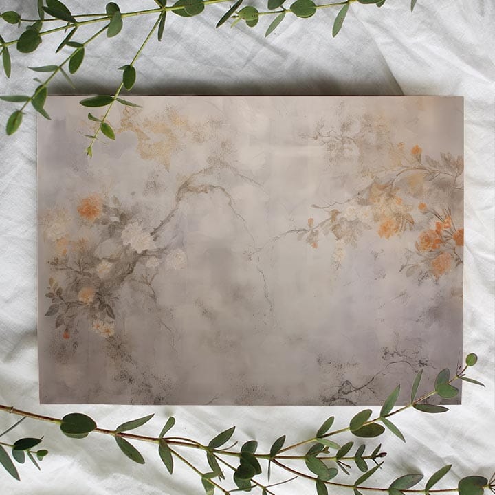 Concrete Garden Wall Mural