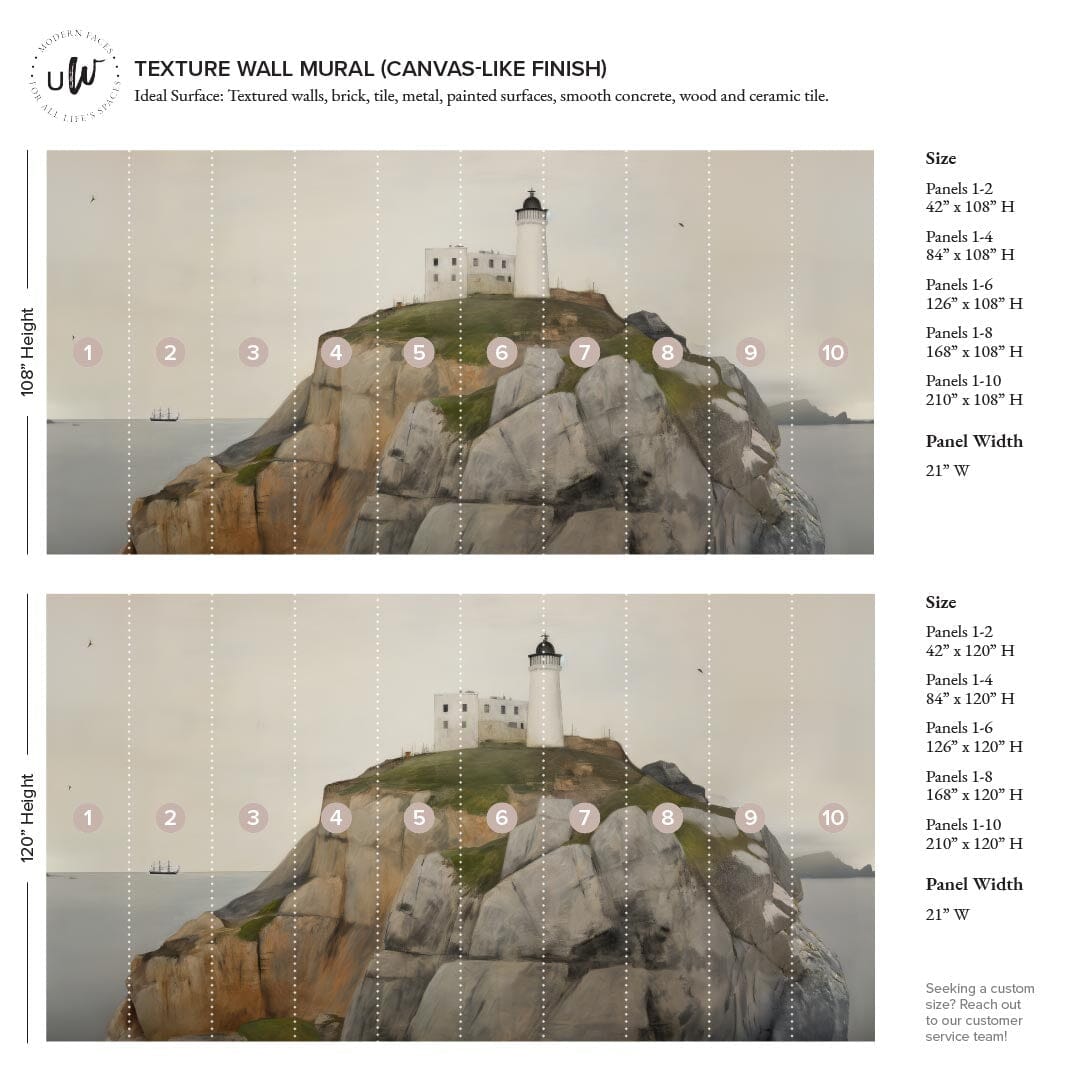 Lighthouse Wall Mural