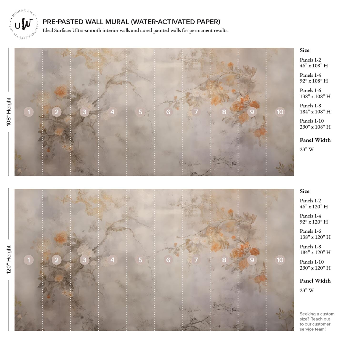 Concrete Garden Wall Mural