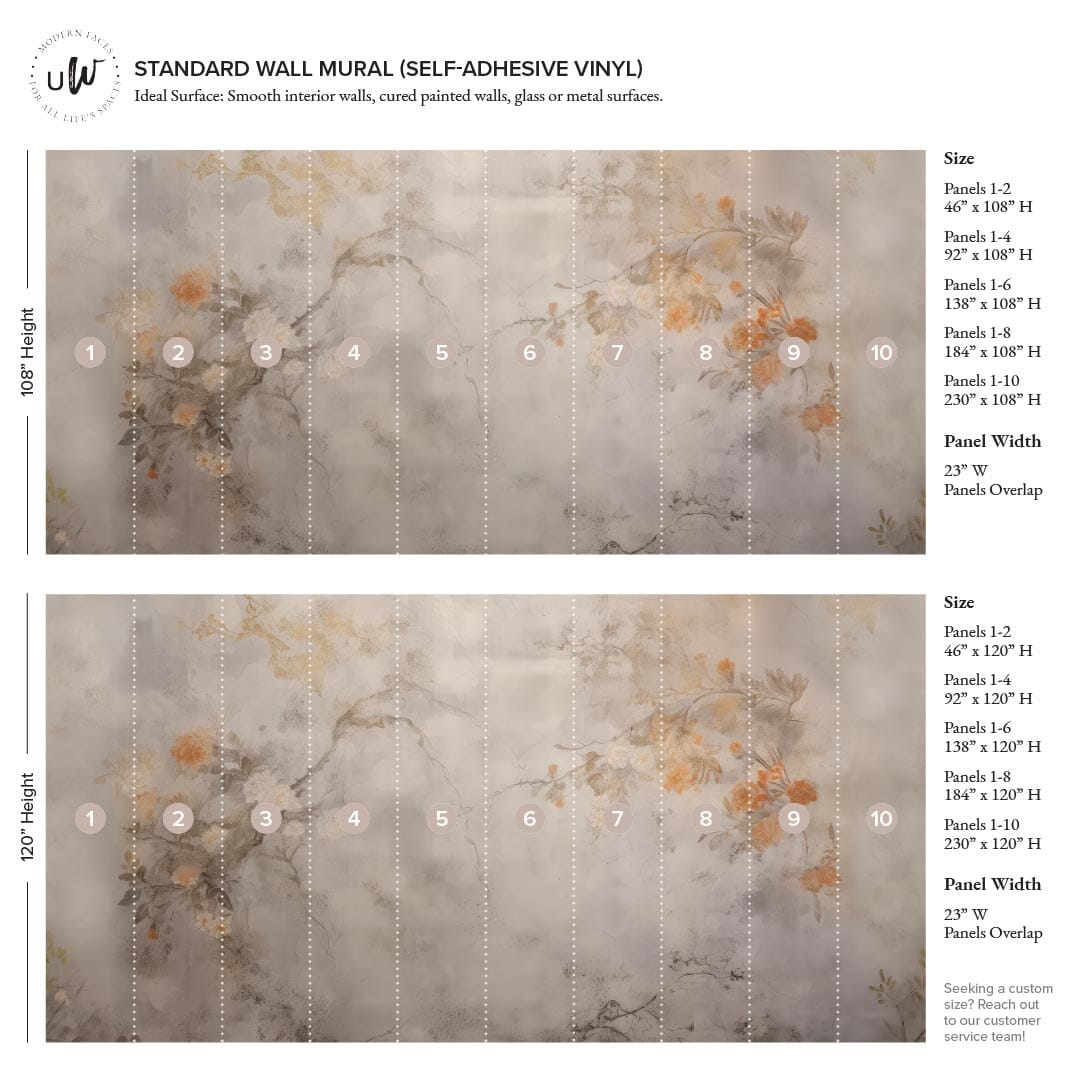 Concrete Garden Wall Mural