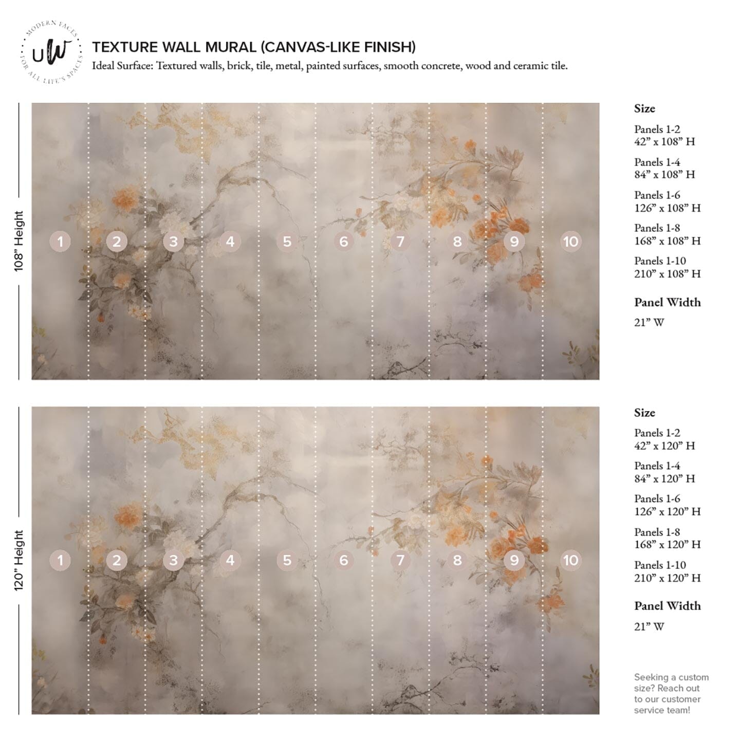 Concrete Garden Wall Mural