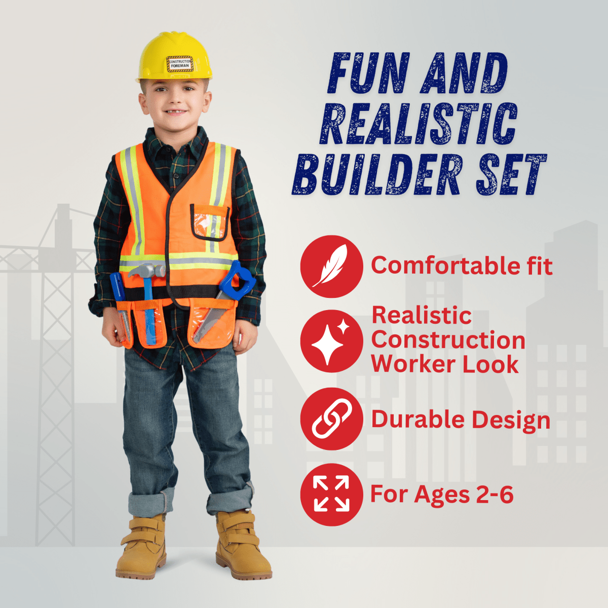 Construction Worker Play Set