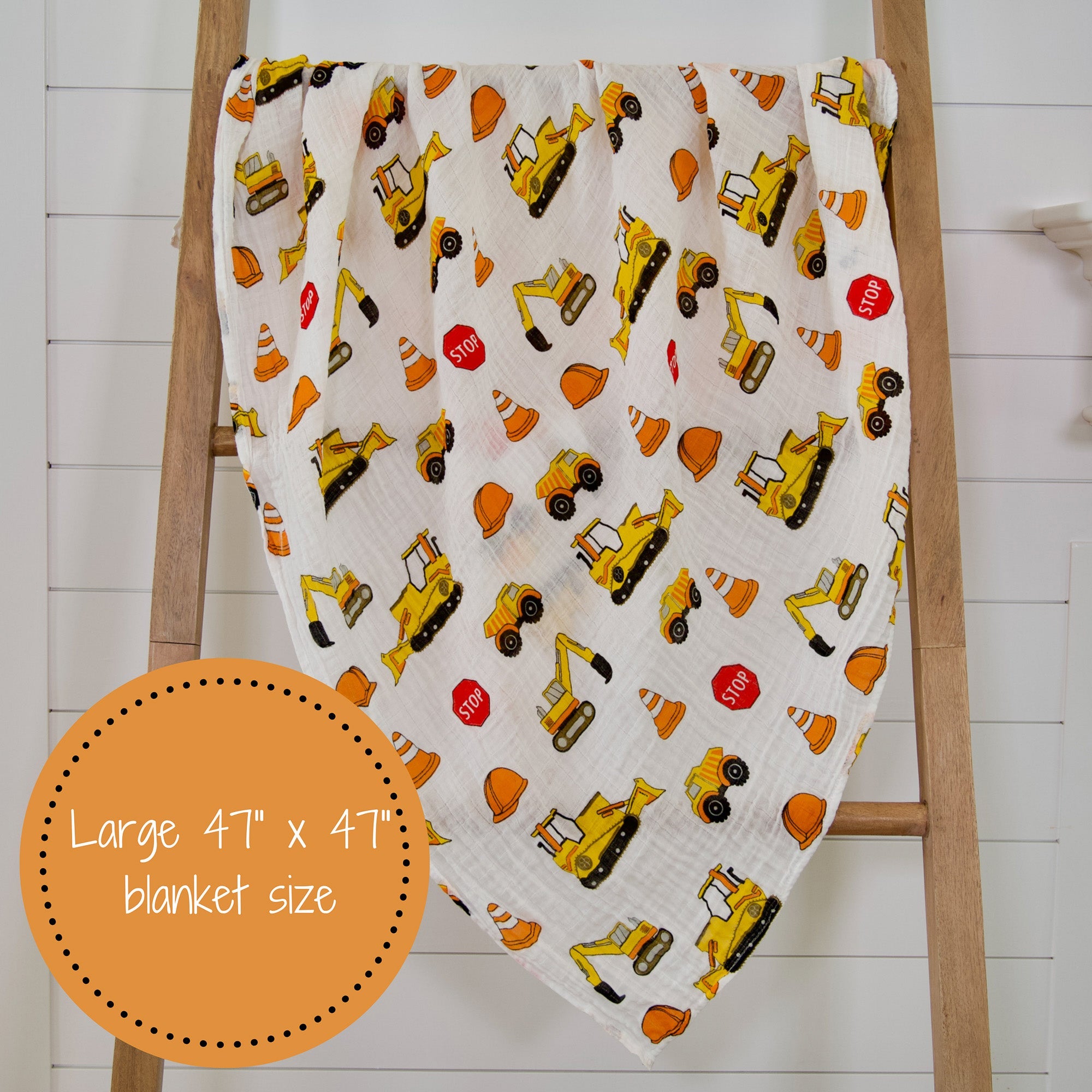 Under Construction Swaddle Blanket