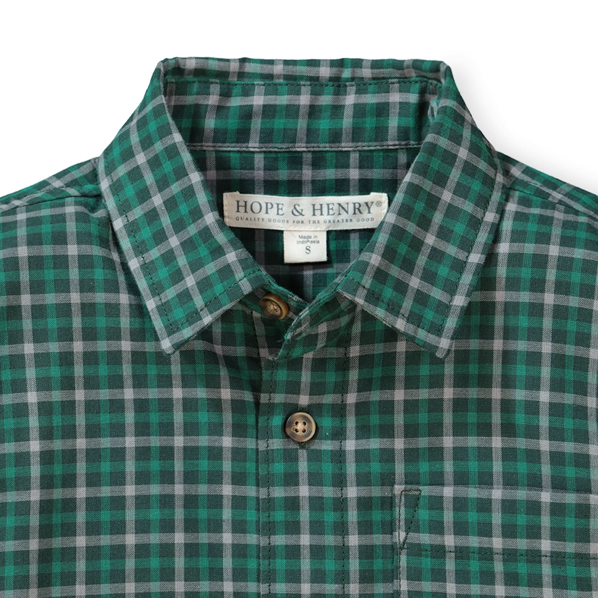 Convertible Double Weave Button Down Shirt