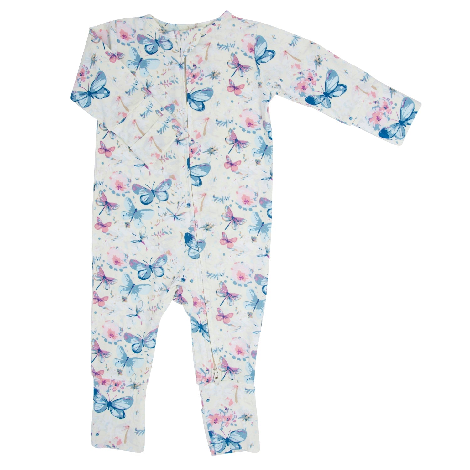 Watercolor Butterfly Convertible Romper