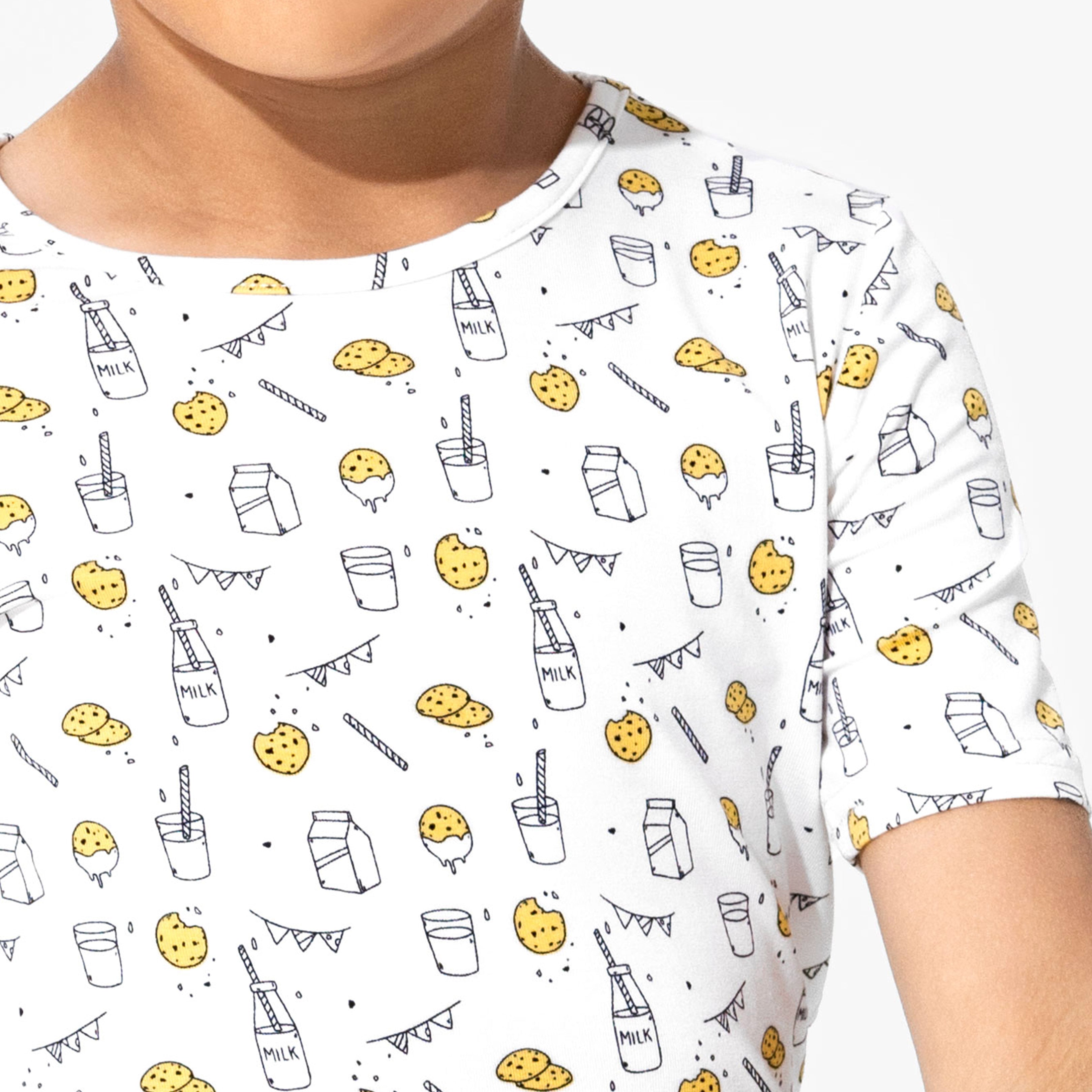 Milk & Cookies Original Bamboo Kids Pajama Short Set