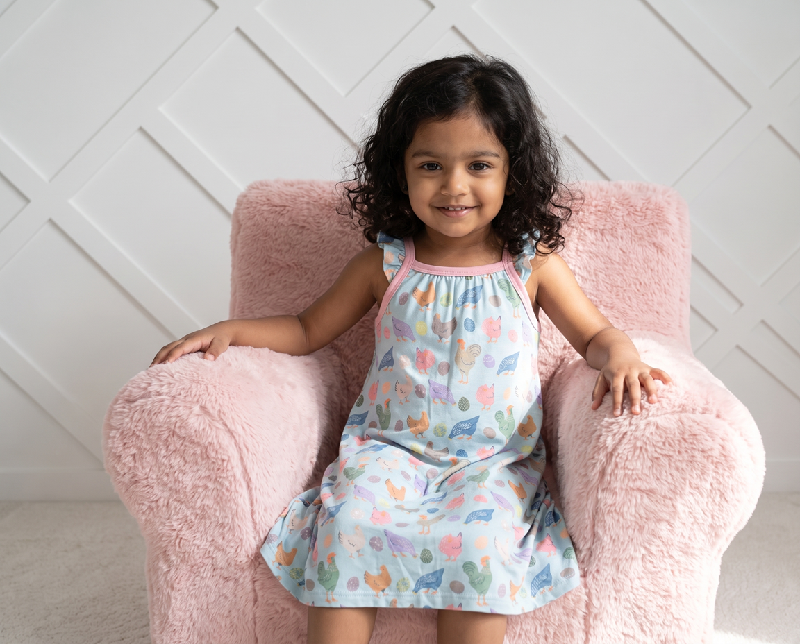Coop Cuties Flutter Sleeve Dress