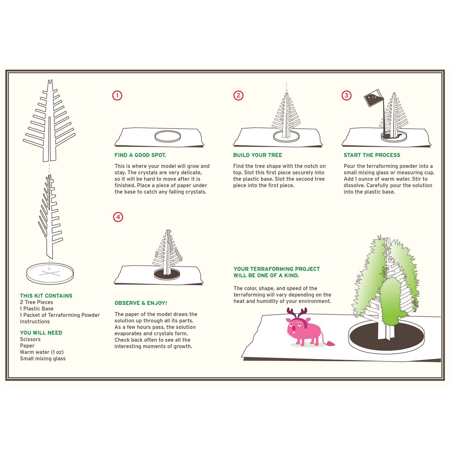 Crystal Growing Douglas Fir | Fast Growing Crystal Science