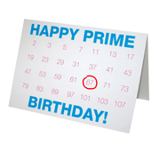 Happy Prime Birthday Card