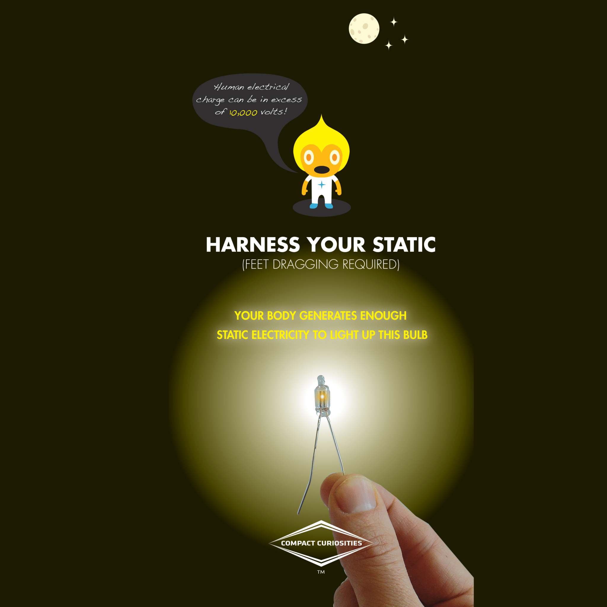 Human-powered Light Bulb