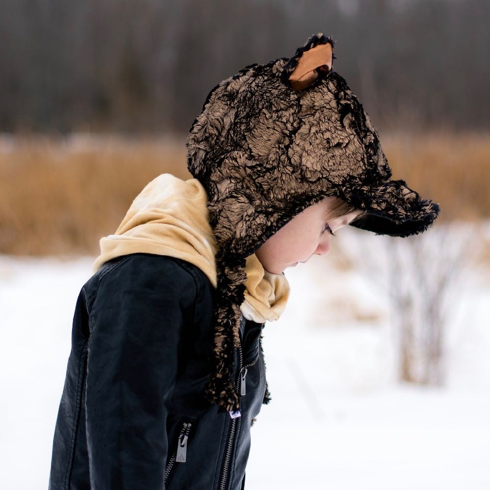 Pilot Bonnet In Disco Bear (winter)