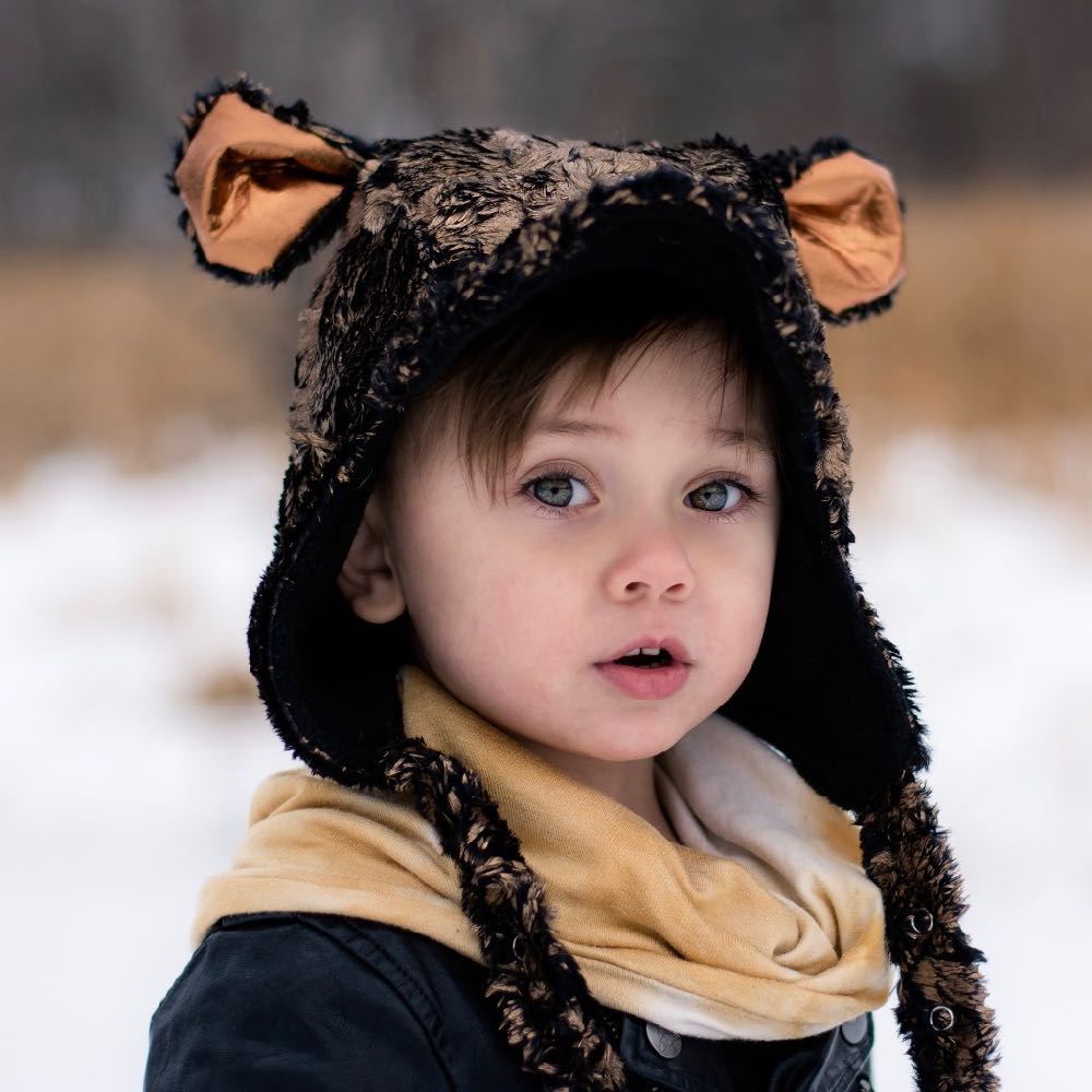 Pilot Bonnet In Disco Bear (winter)