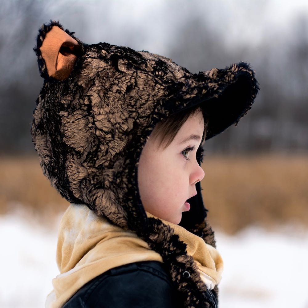Pilot Bonnet In Disco Bear (winter)