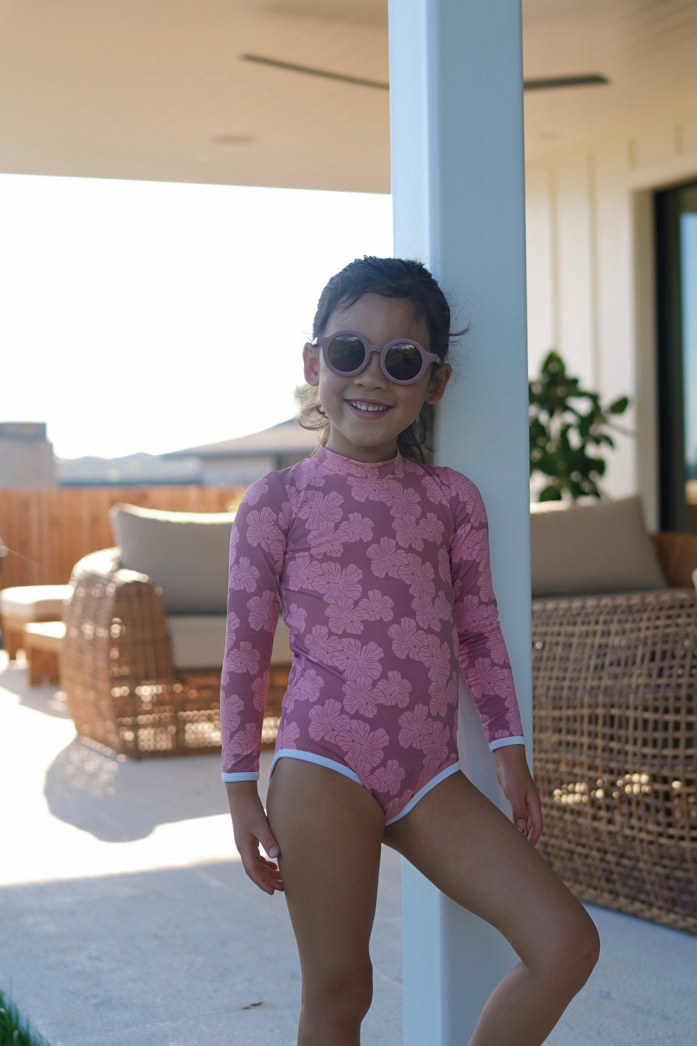 Girls One Piece Swimsuit