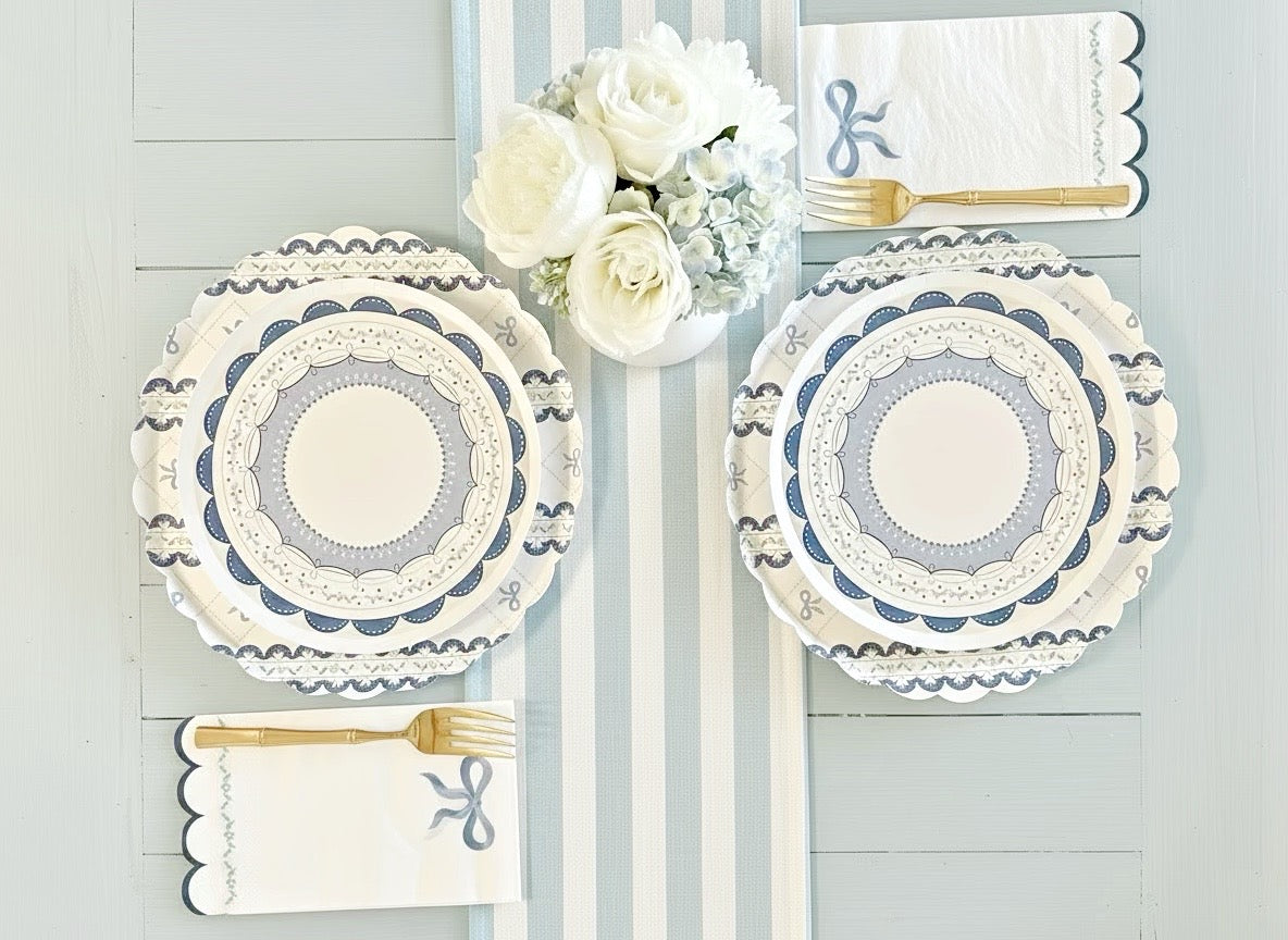 Coquette Blue Party Supplies In A Box