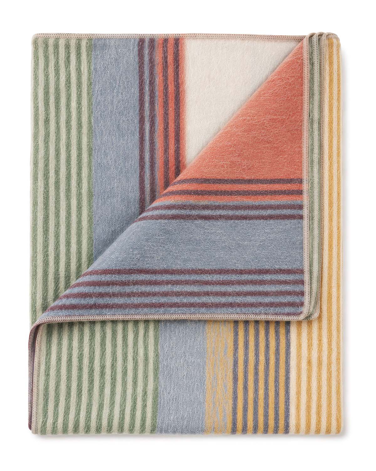 Alpaca Throw Blanket - Spectrum
