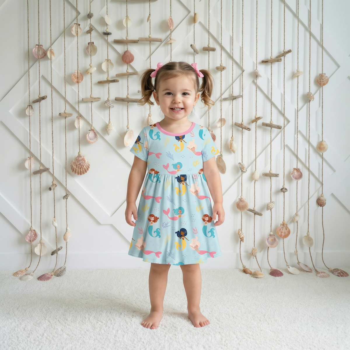 Coral Cuties S/s Dress