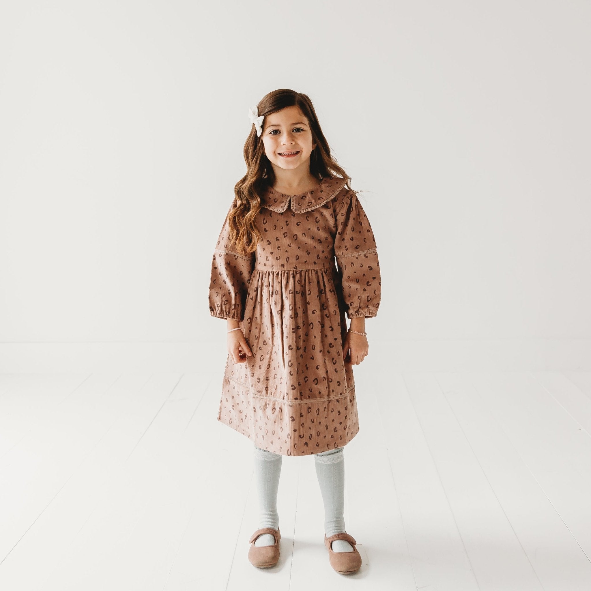 Cord Crush Animal Print Dress