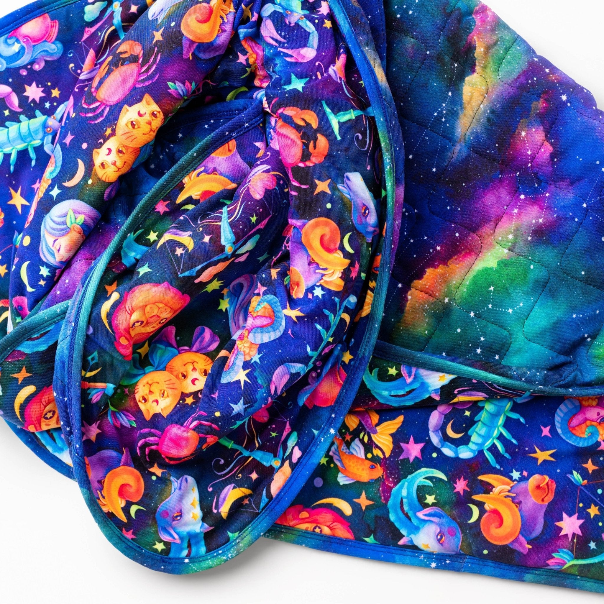 Cosmic Cuddles Zodiac Mini Quilted Blanket