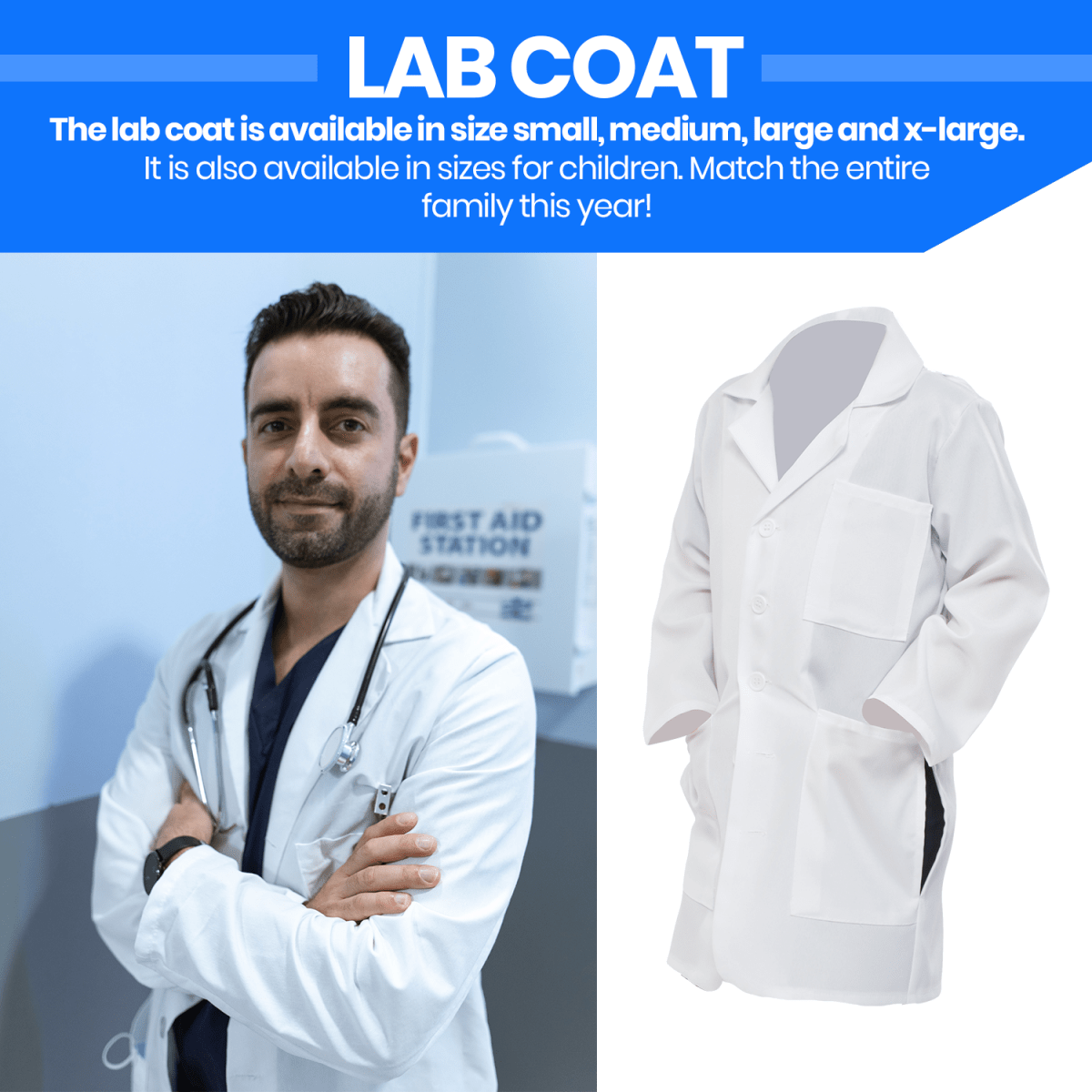 Doctor Lab Coat - Adults
