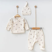 Bud Flower Baby Clothes Set - 3 Pcs