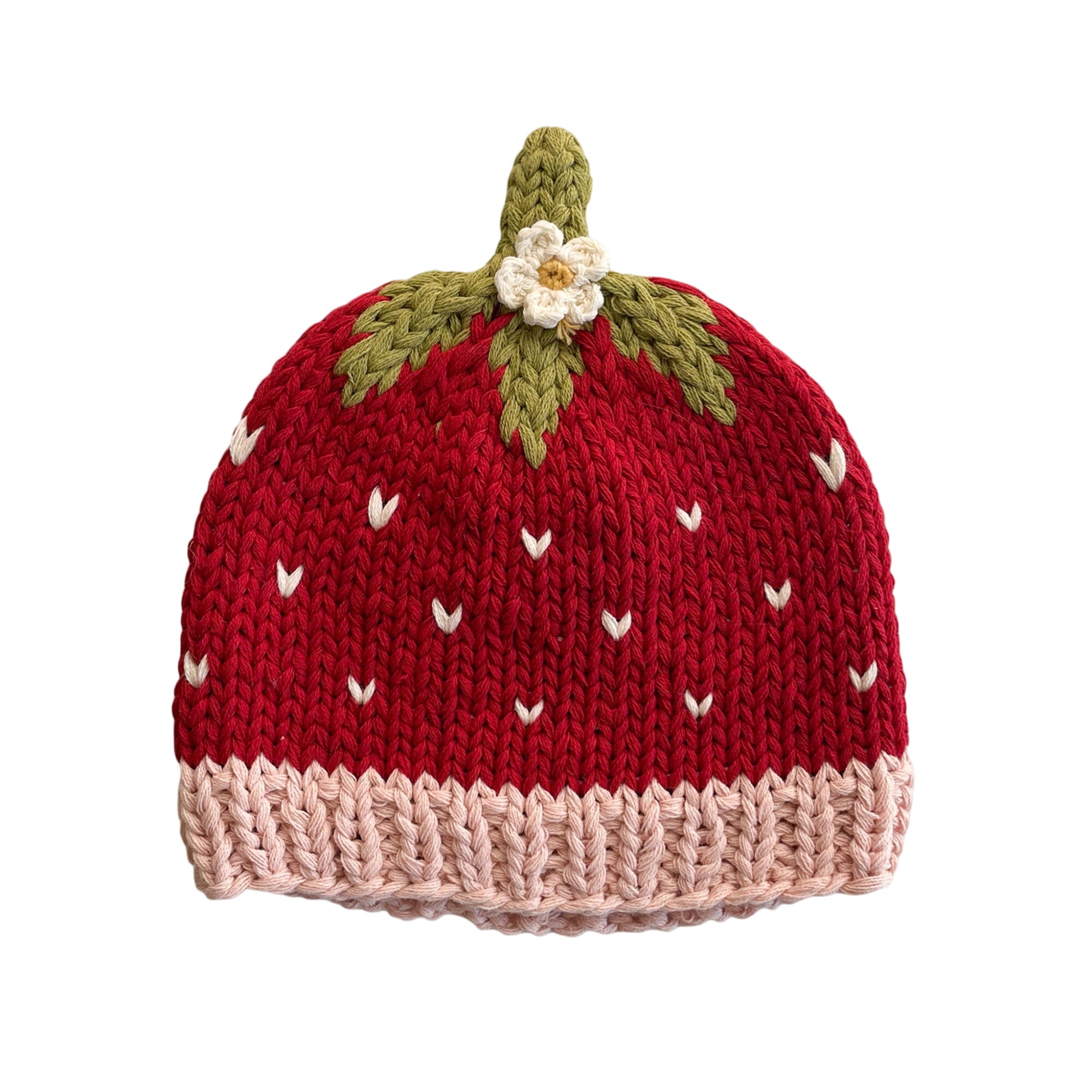 Cotton Strawberry Hat