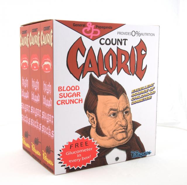 Count Calorie Figure By Ron English
