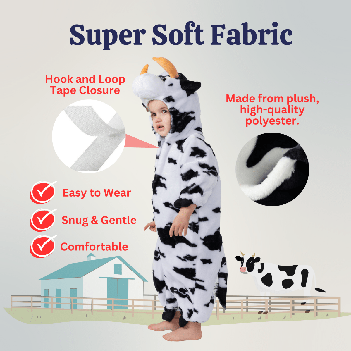 Cow Costume - Toddlers