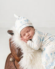 Cowboy Baby Gown