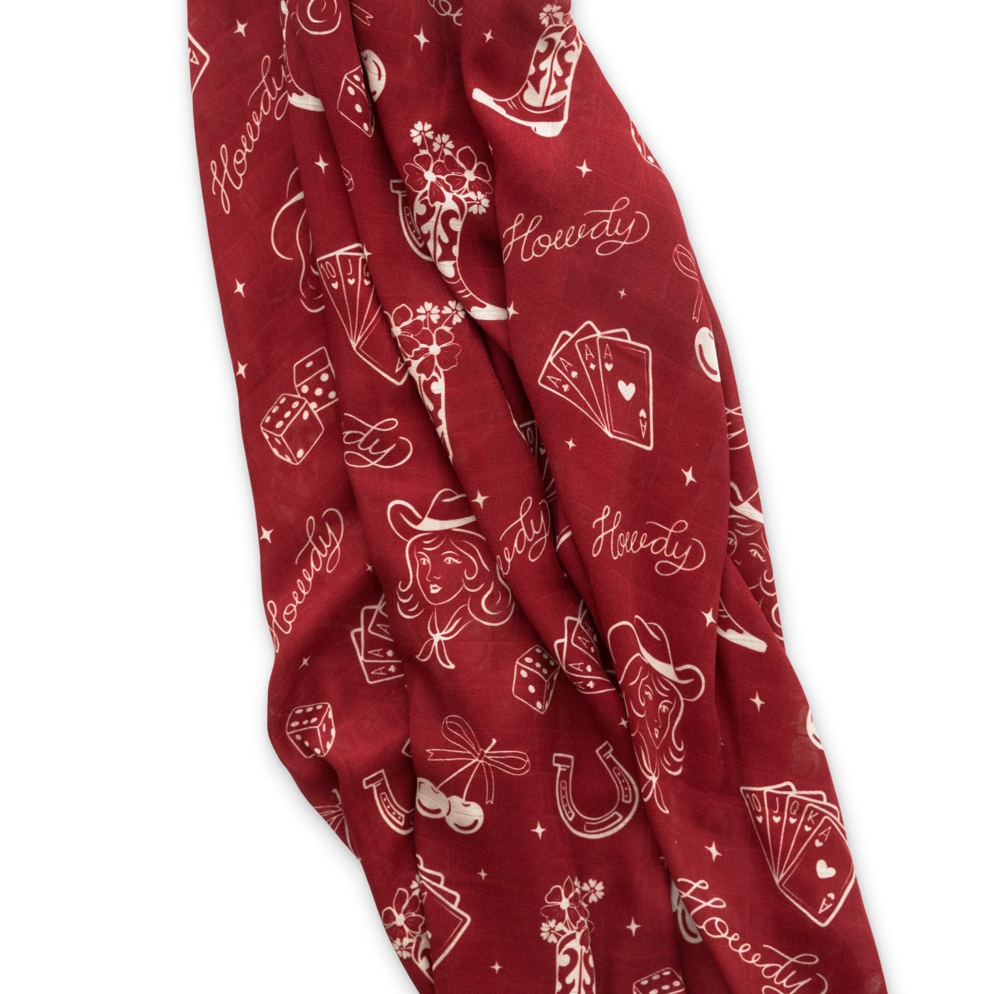 Cowgirl Muslin Swaddle Blanket