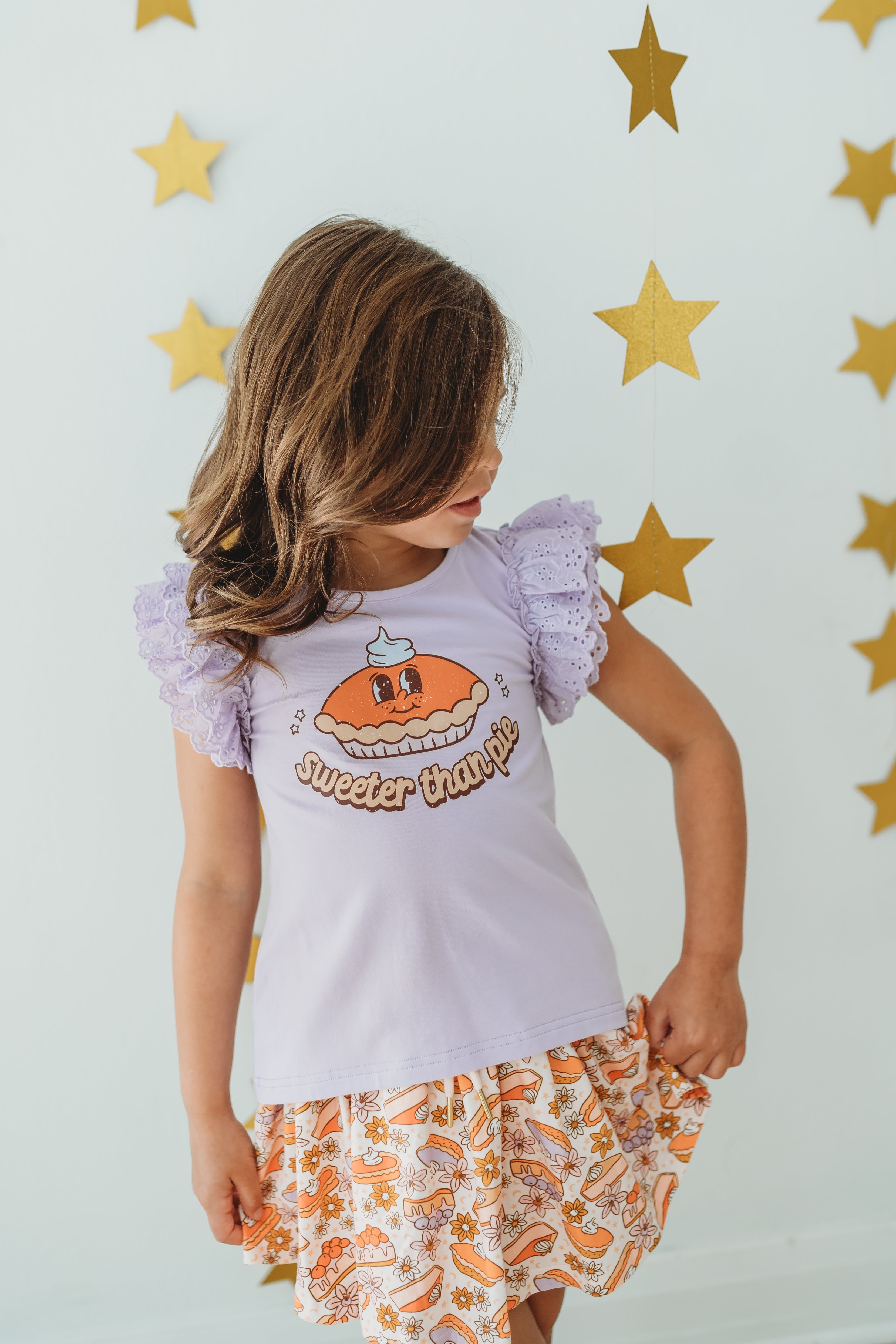 Vintage Eyelet Tee - Sweeter Than Pie (final Sale)