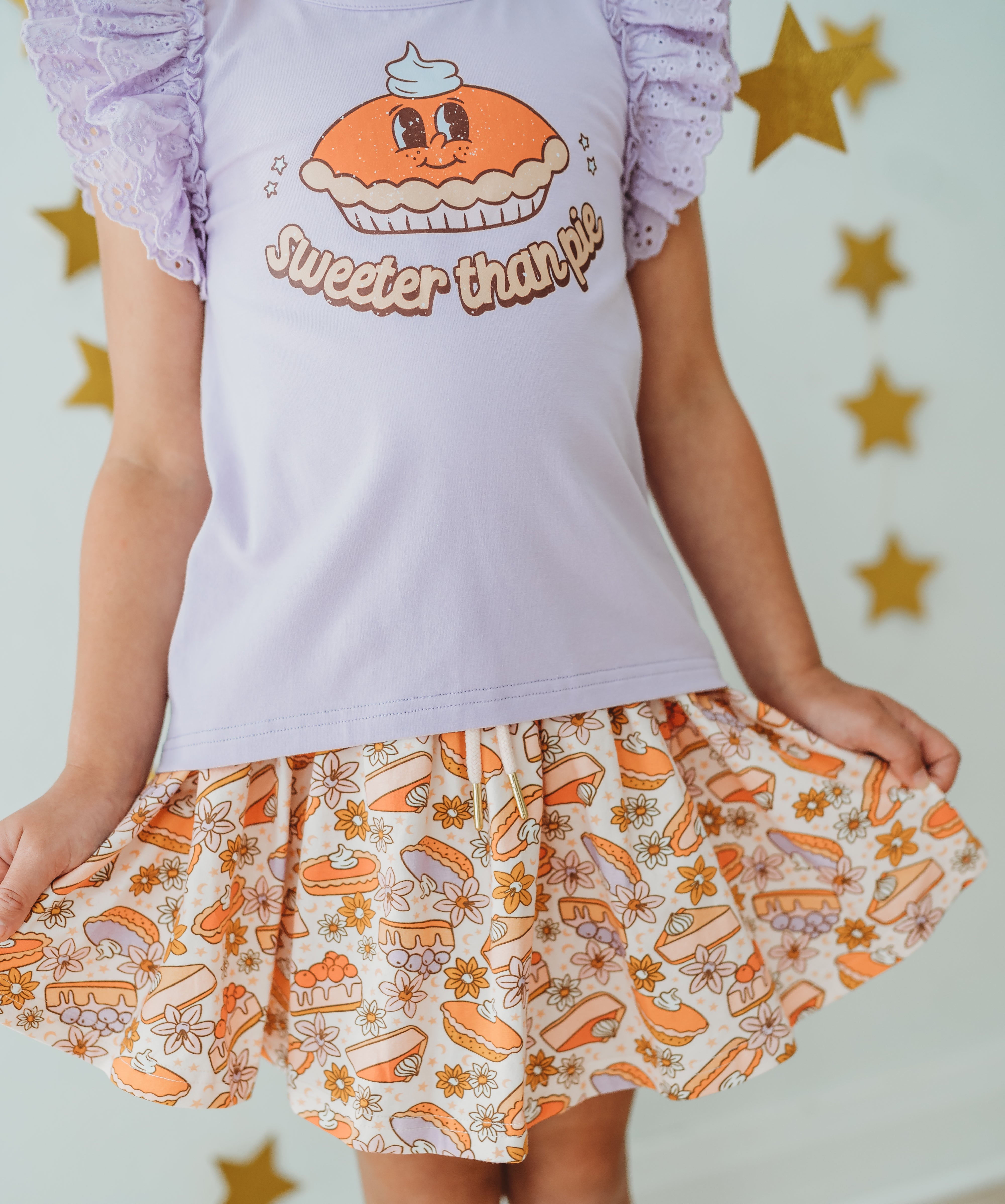 Vintage Eyelet Tee - Sweeter Than Pie (final Sale)