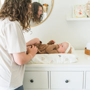 Organic Cotton Changing Pad Cover - Rainbow