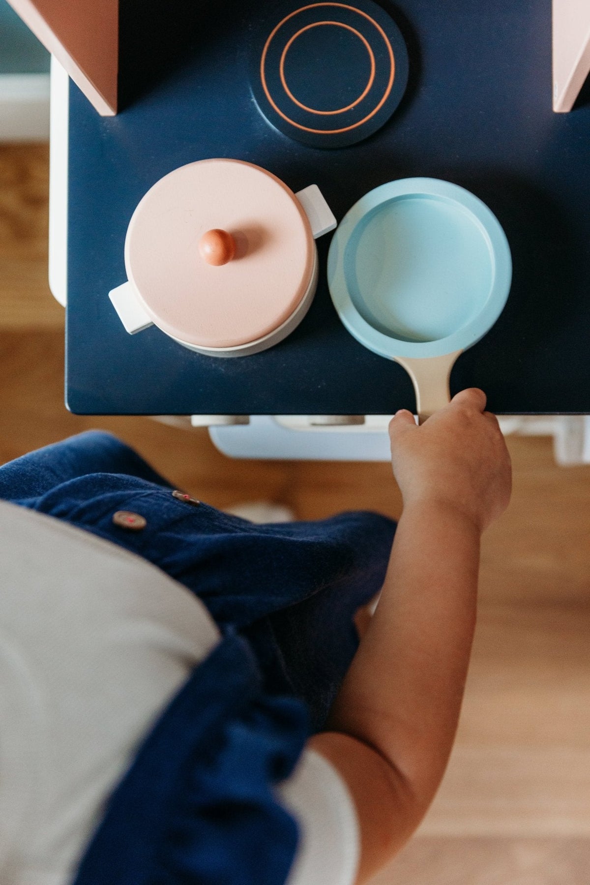 Cream Play Kitchen