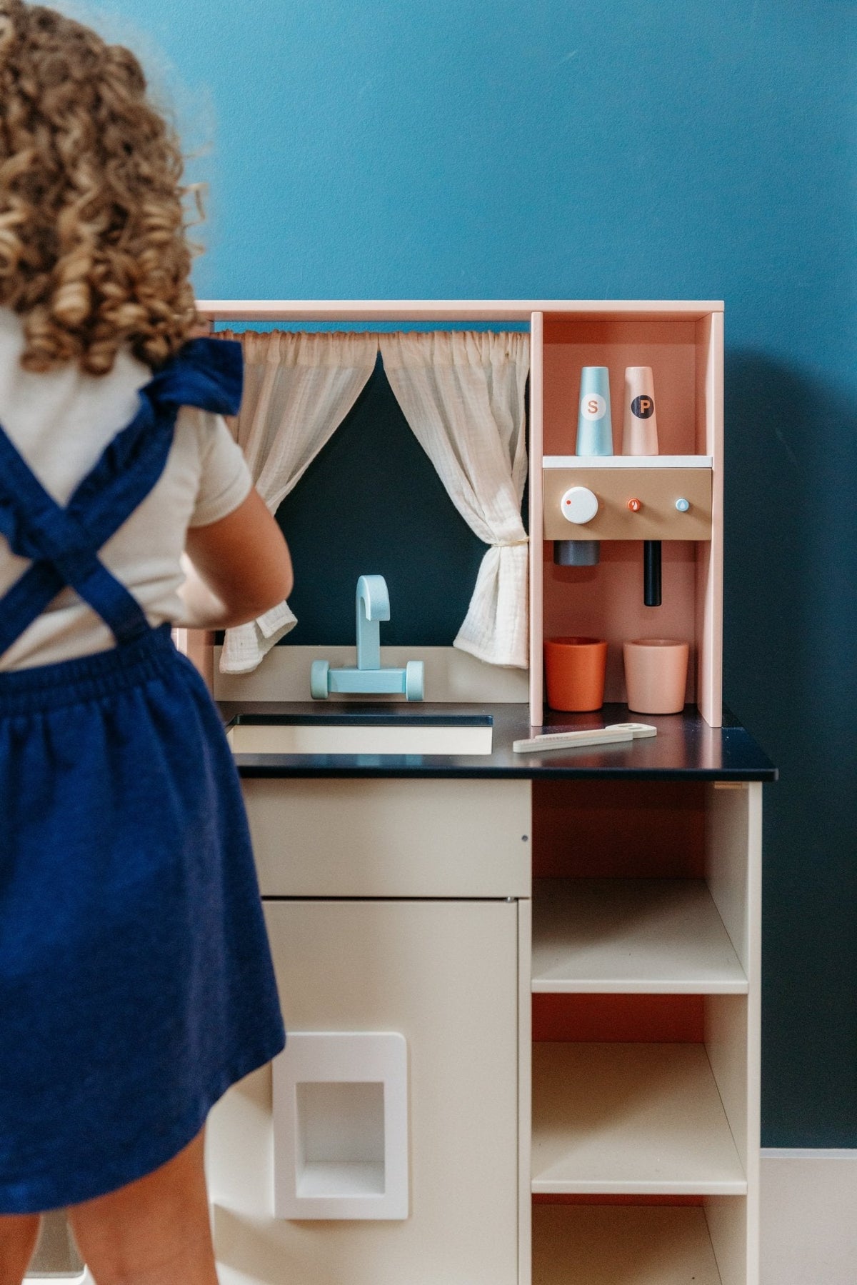 Cream Play Kitchen
