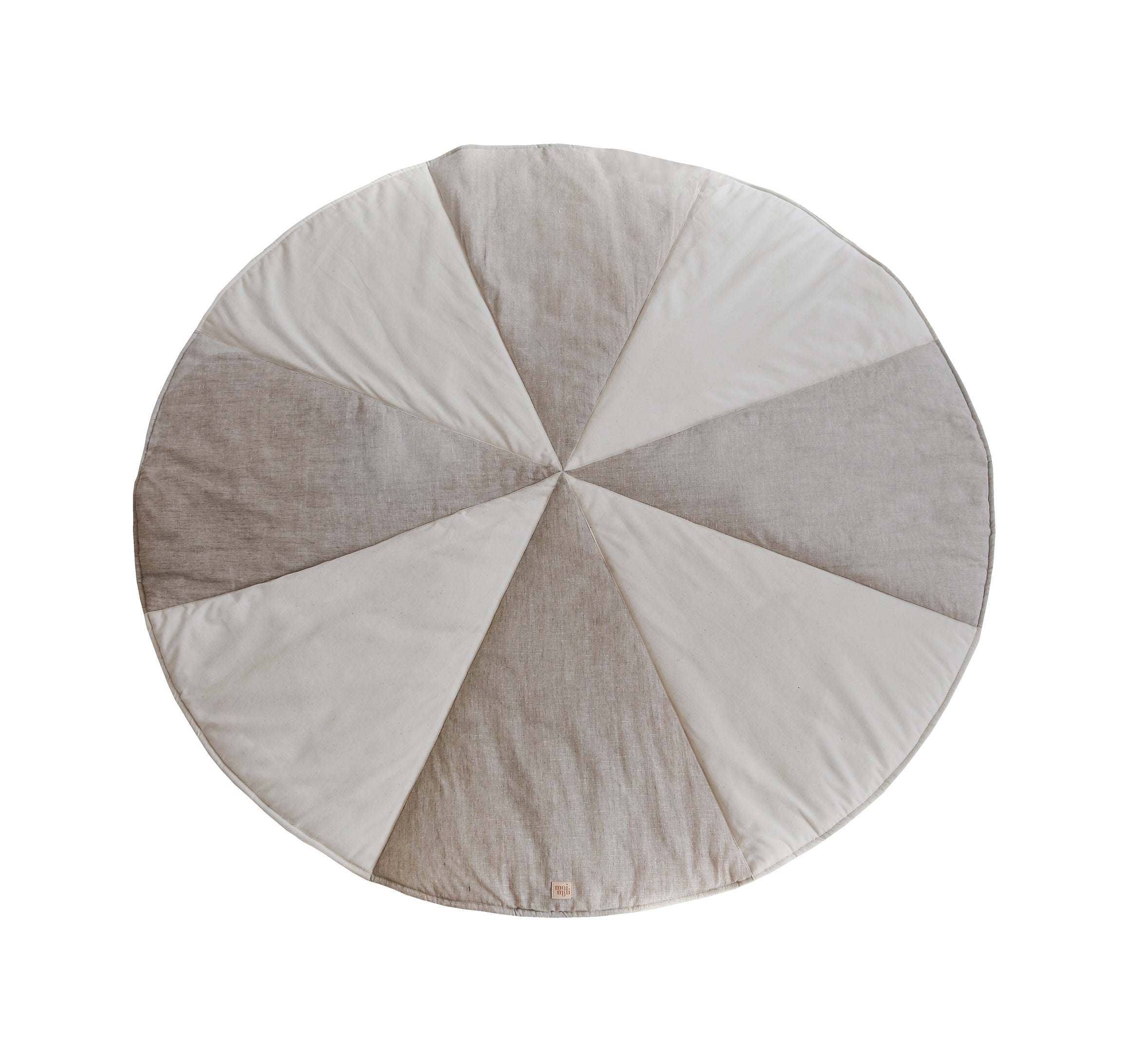 Cream Candy Round Patchwork Mat