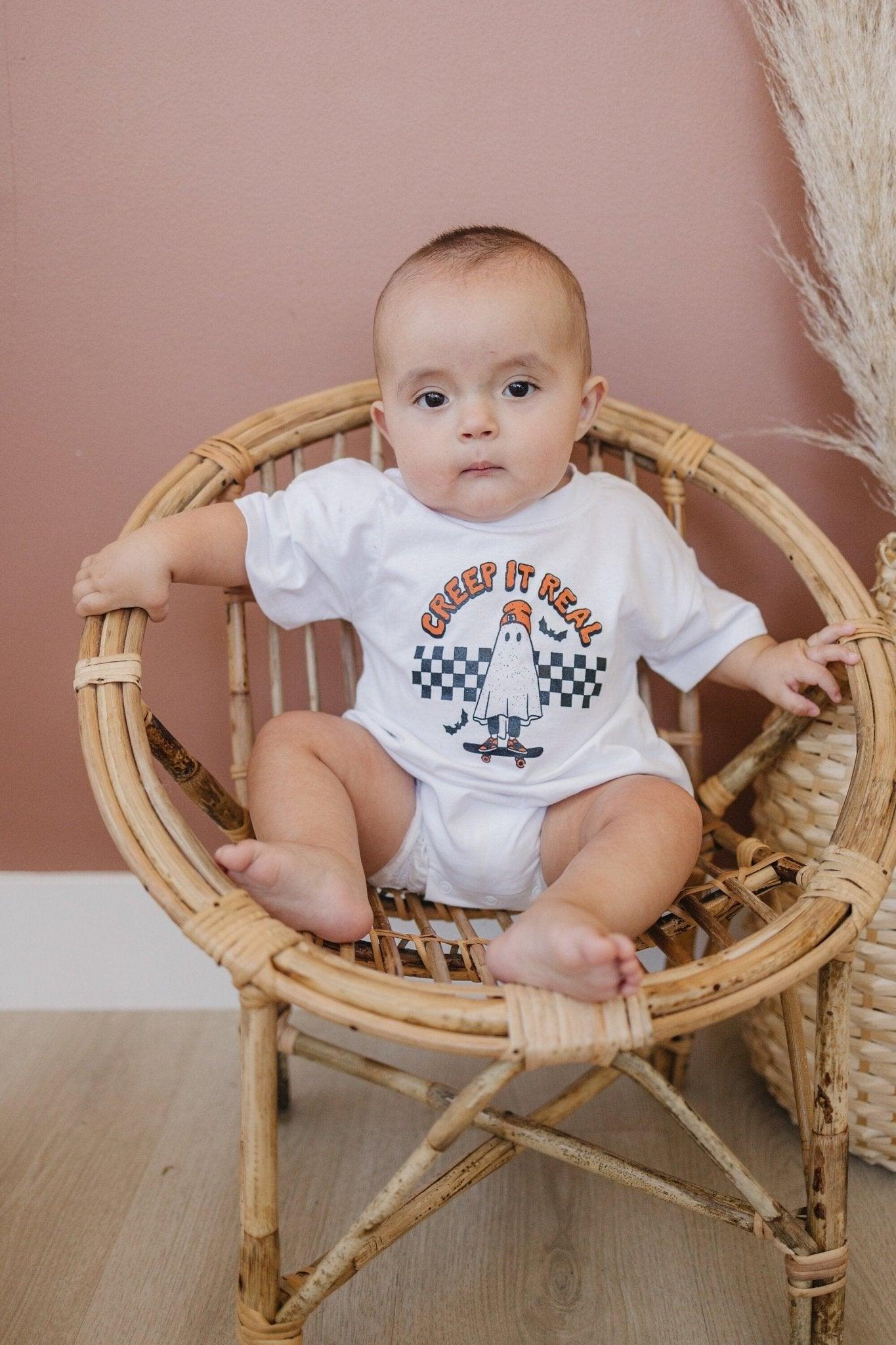 Creep It Real Organic Cotton T-shirt Romper