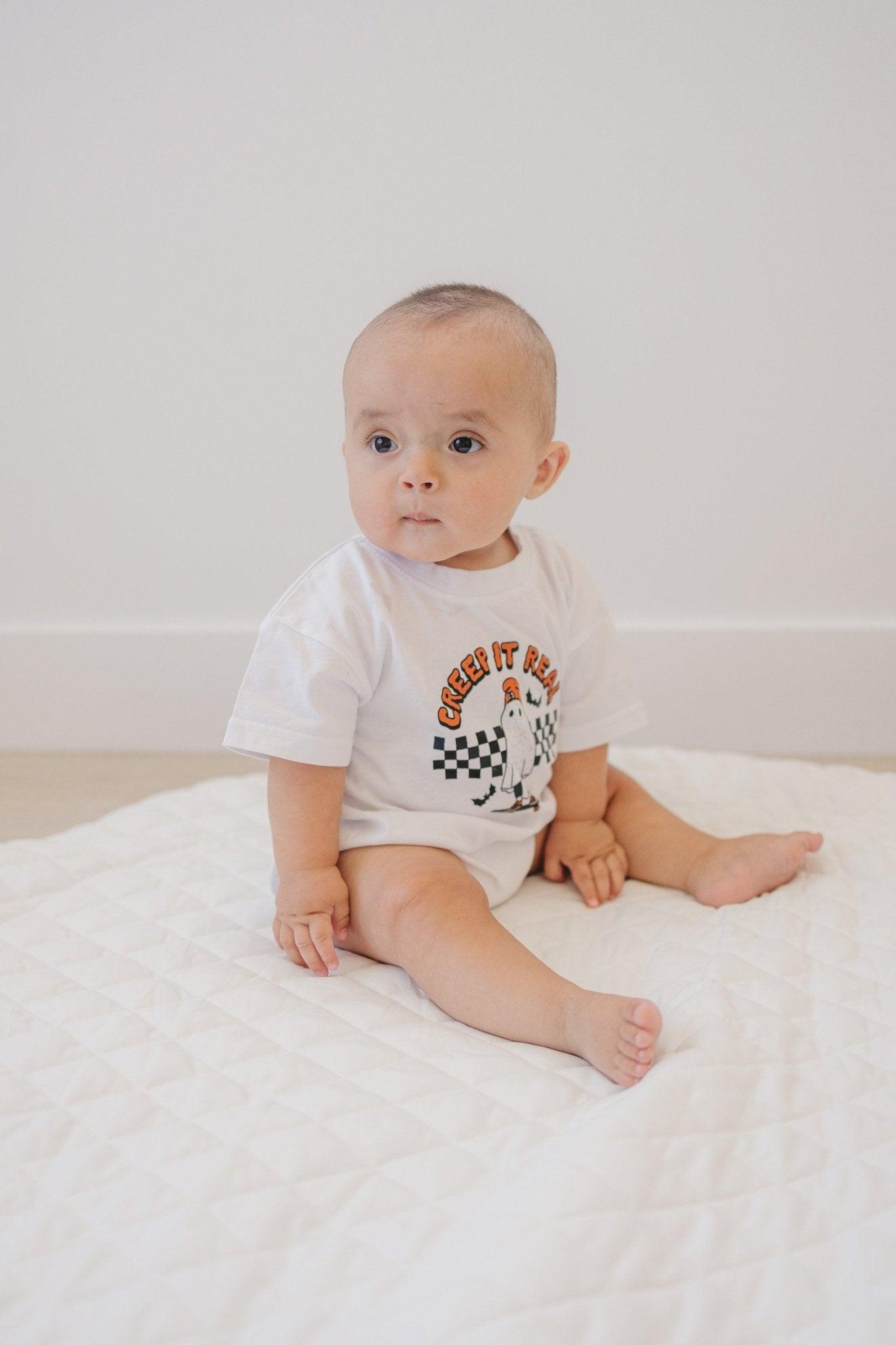 Creep It Real Organic Cotton T-shirt Romper