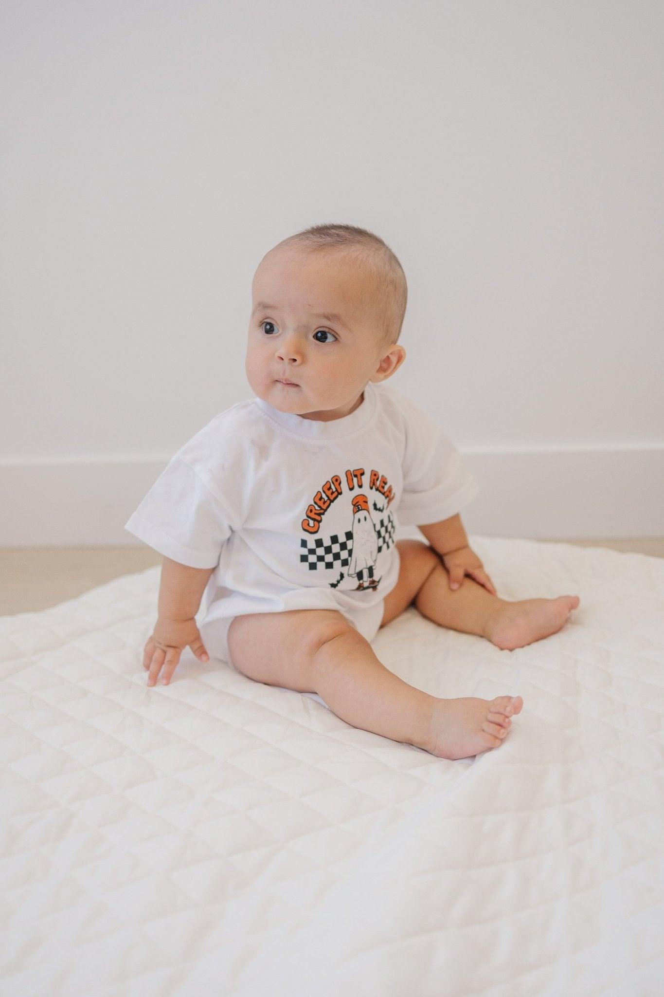 Creep It Real Organic Cotton T-shirt Romper