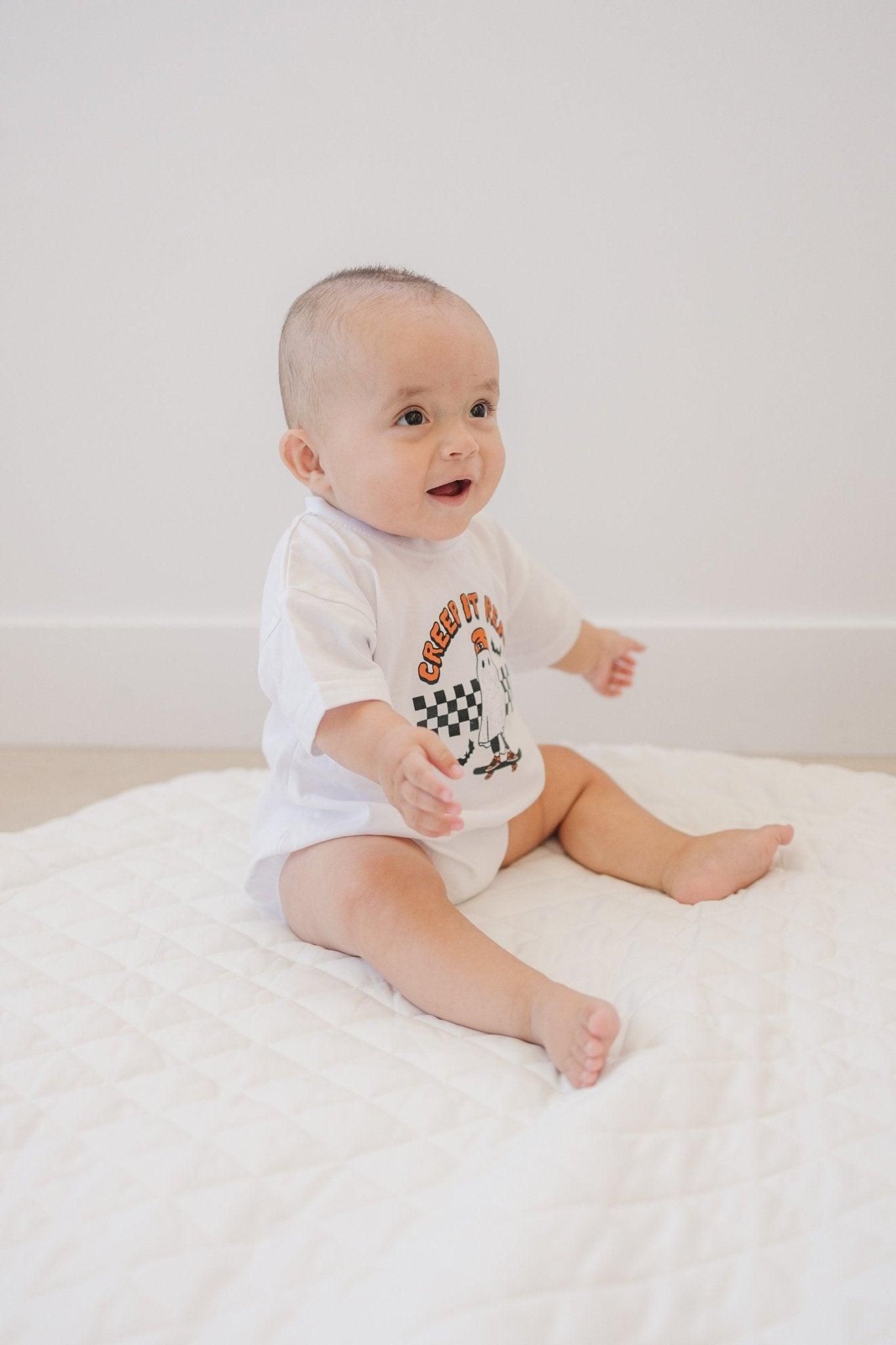 Creep It Real Organic Cotton T-shirt Romper