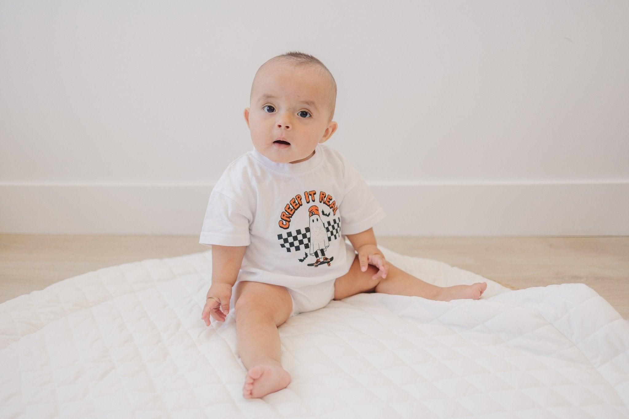 Creep It Real Organic Cotton T-shirt Romper