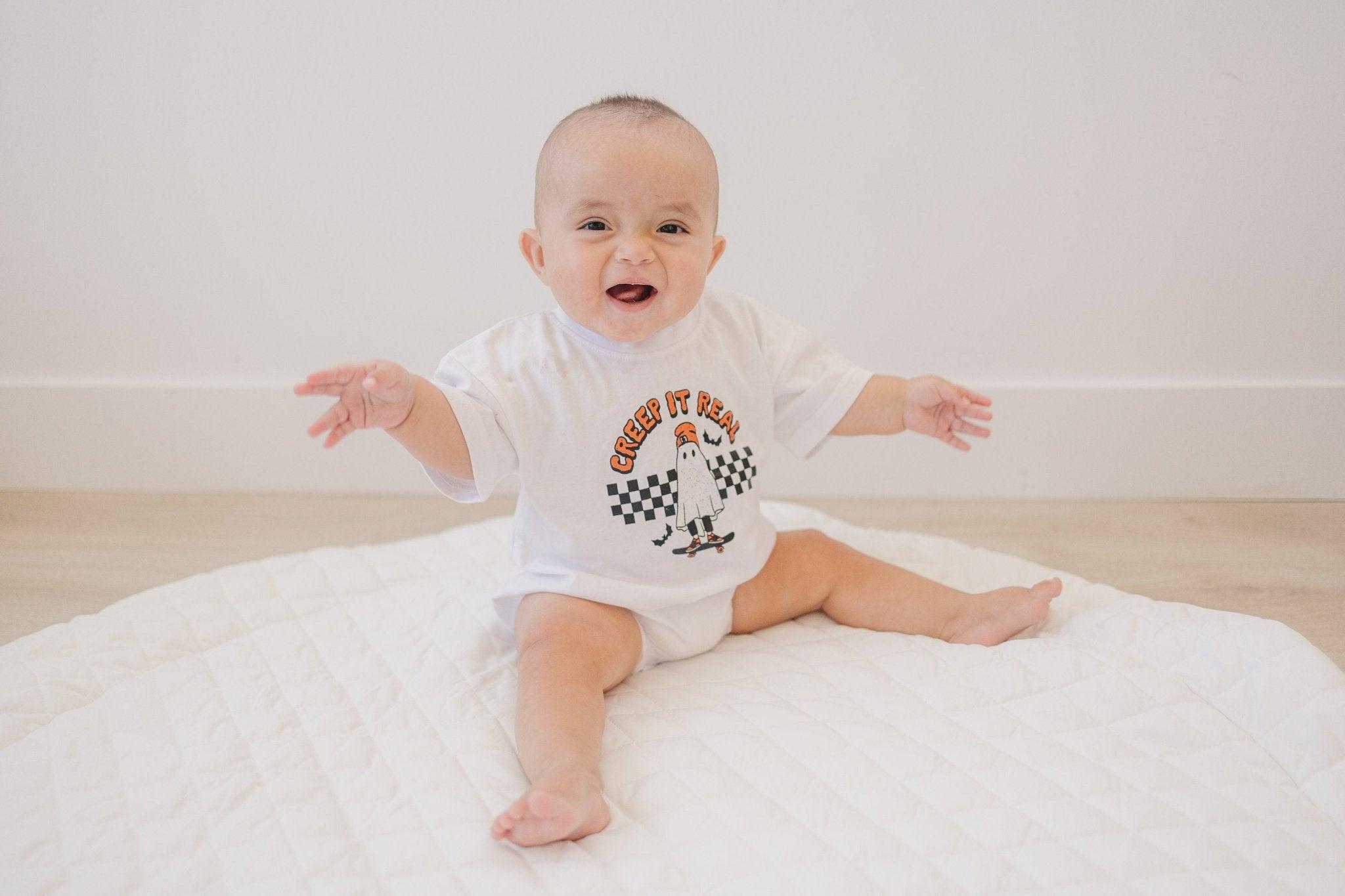 Creep It Real Organic Cotton T-shirt Romper