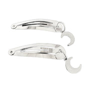 Crescent Moon Barrettes