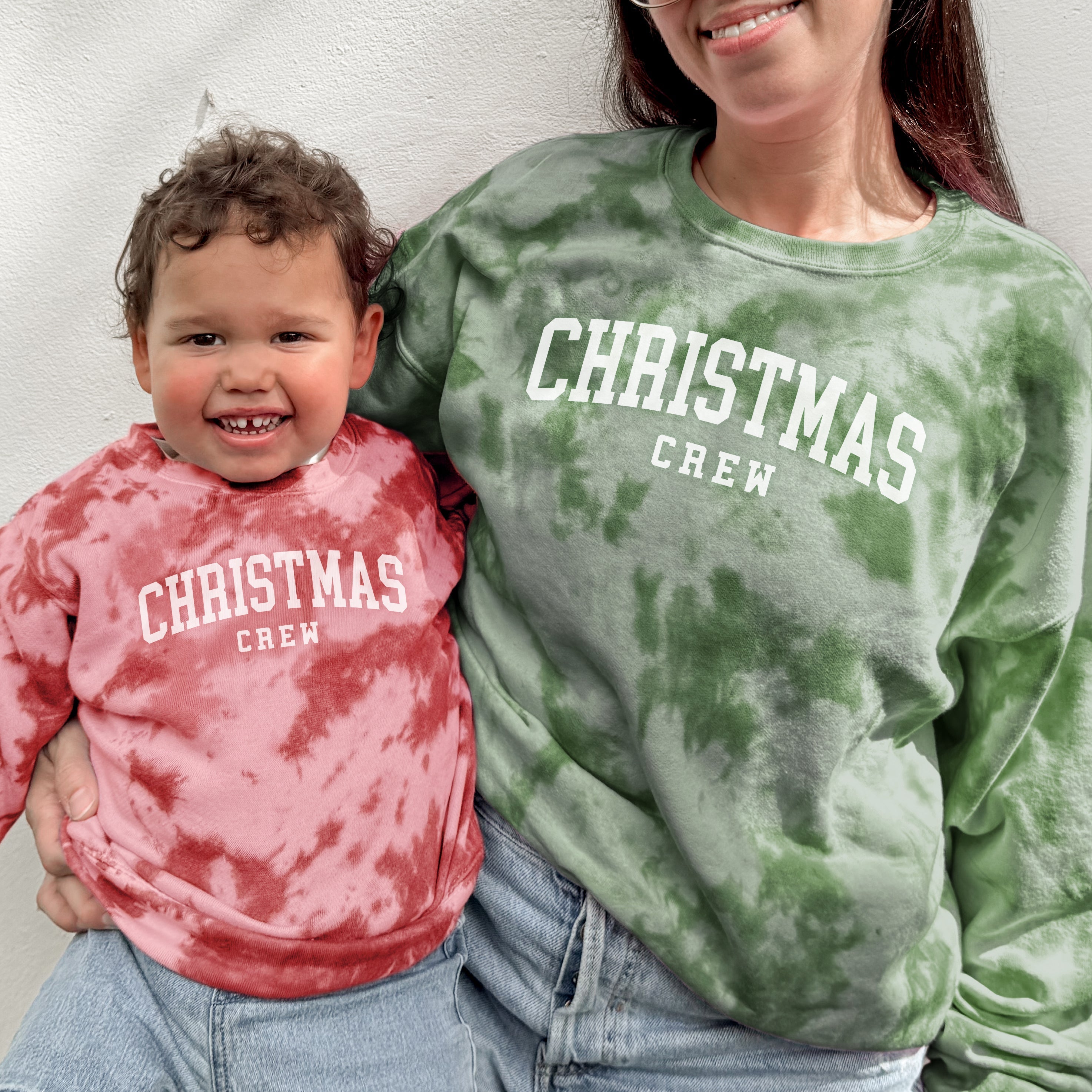 Christmas Crew Tie-dye Matching Outfits For Family
