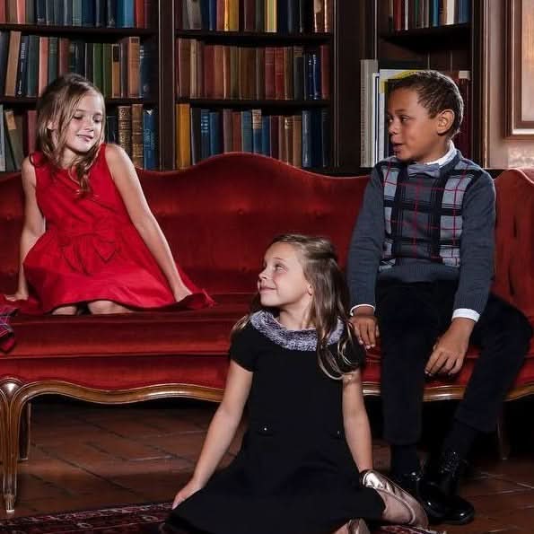 Crewneck Pullover Sweater With Elbow Patches