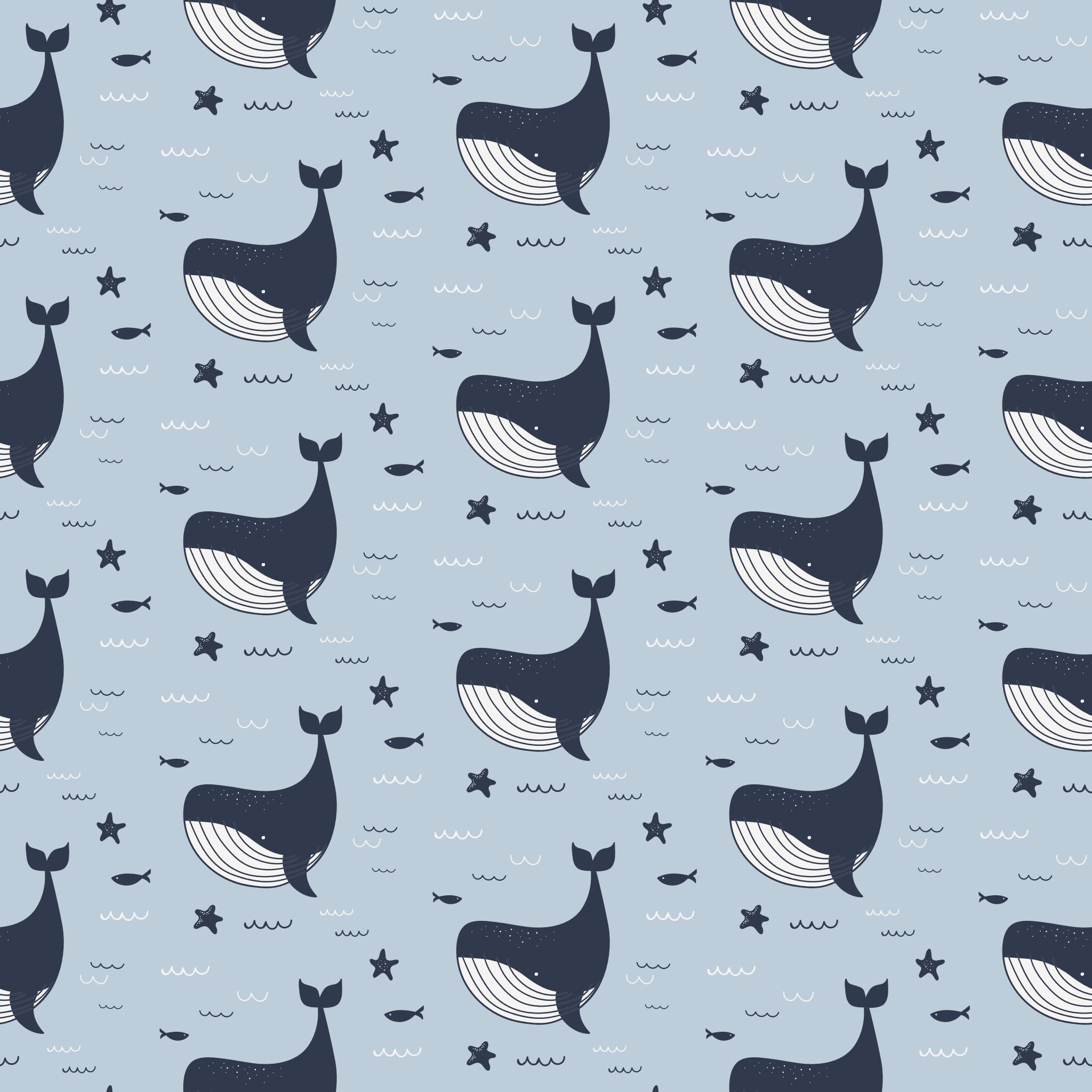 Crib Sheet - Whale