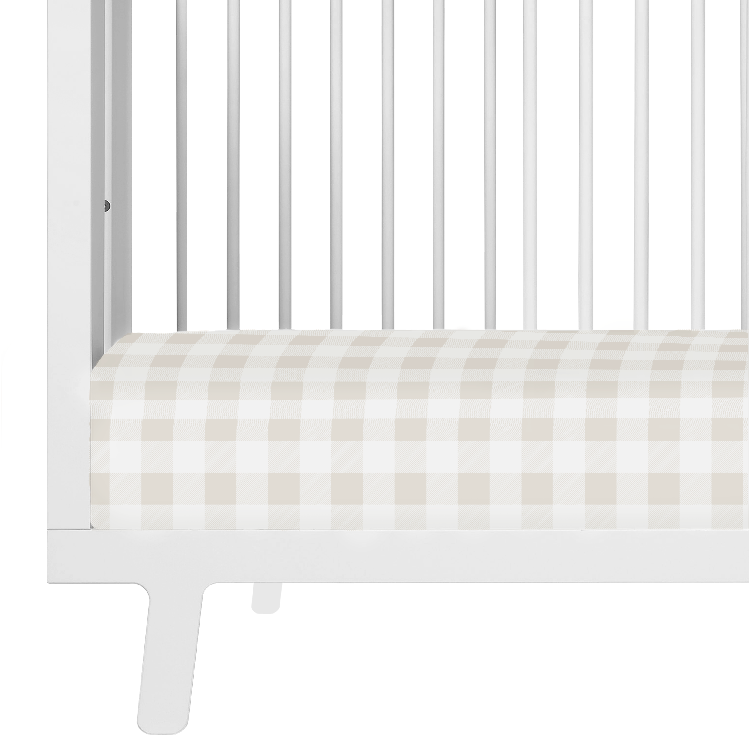 Organic Crib Sheet - Plaid