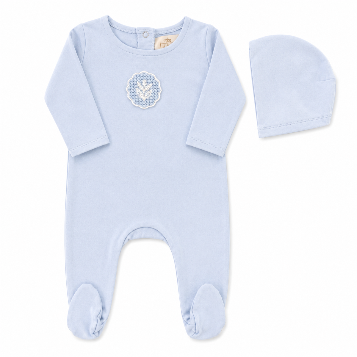Crochet Applique (cotton) Footie