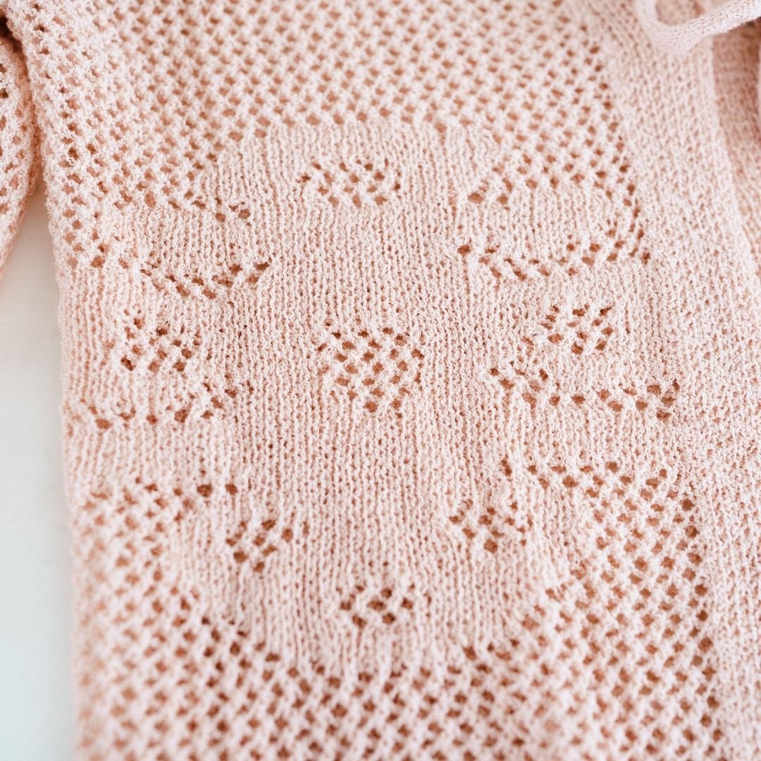 Crochet Bell Sleeve Cardigan- Infant