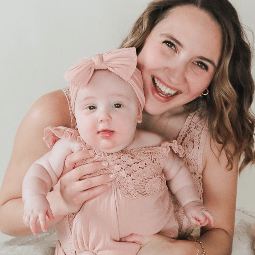 Dusty Rose Crochet Onesie - Infant
